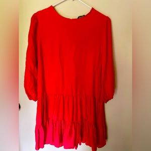 NWT Shinestar long tiered blouse